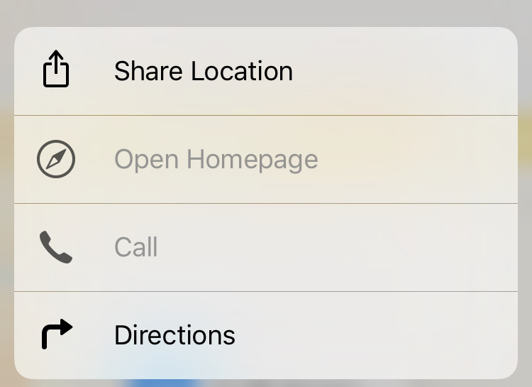 Google Maps e 3D Touch: ottenere telefono, orari e altre info al volo