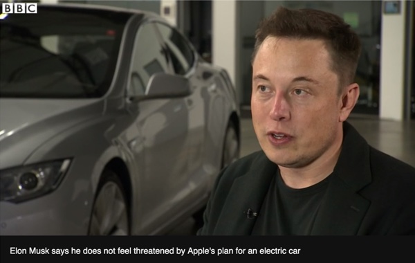 Tesla su Apple iCar: 