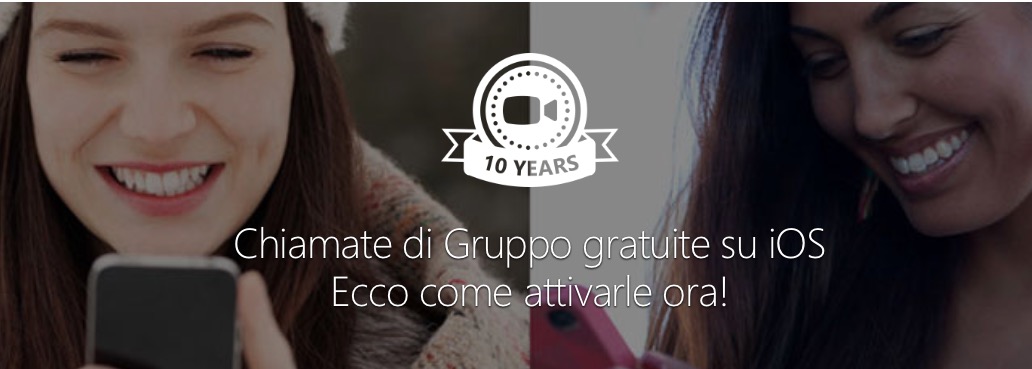 Skype, chiamate di gruppo gratuite anche su iOS