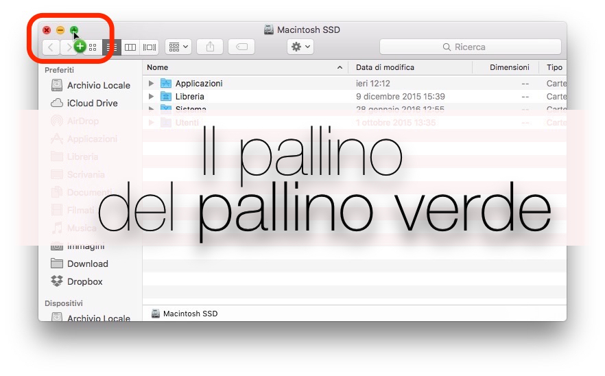 OS X, massimizzare un’app senza andare in Full Screen