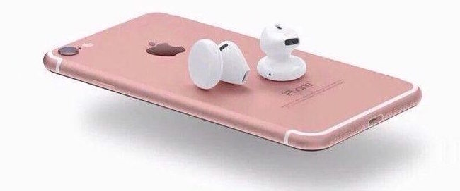 AirPods, un concept mostra le cuffie Apple senza fili di iPhone 7