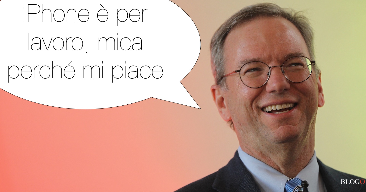 Eric Schmidt, l'ex CEO Google ammette di essere un utente iPhone