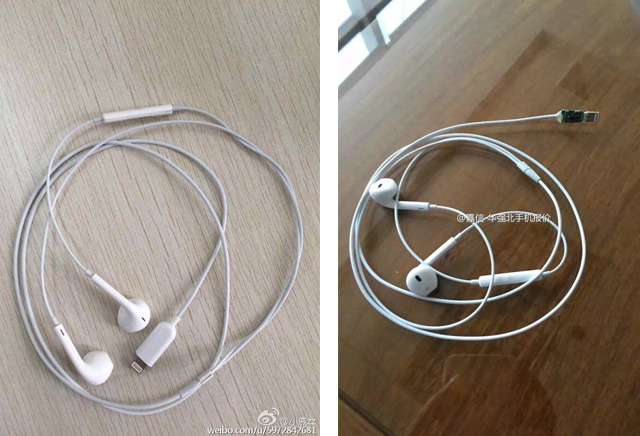 iPhone 7, foto del presunto nuovo modello di EarPods con connettore Lightning