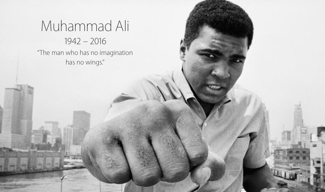 Muhammad Ali, il tributo di Apple al leggendario pugile