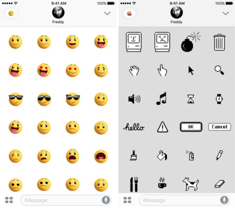 iOS 10, ecco i primi sticker pack firmati Apple