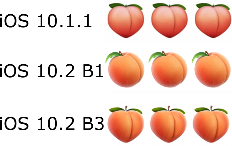 iOS 10.2: tornano le albicocche 