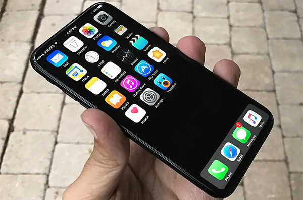 iPhone 8, modelli senza cornice da 5 e 5,8 pollici nel 2017