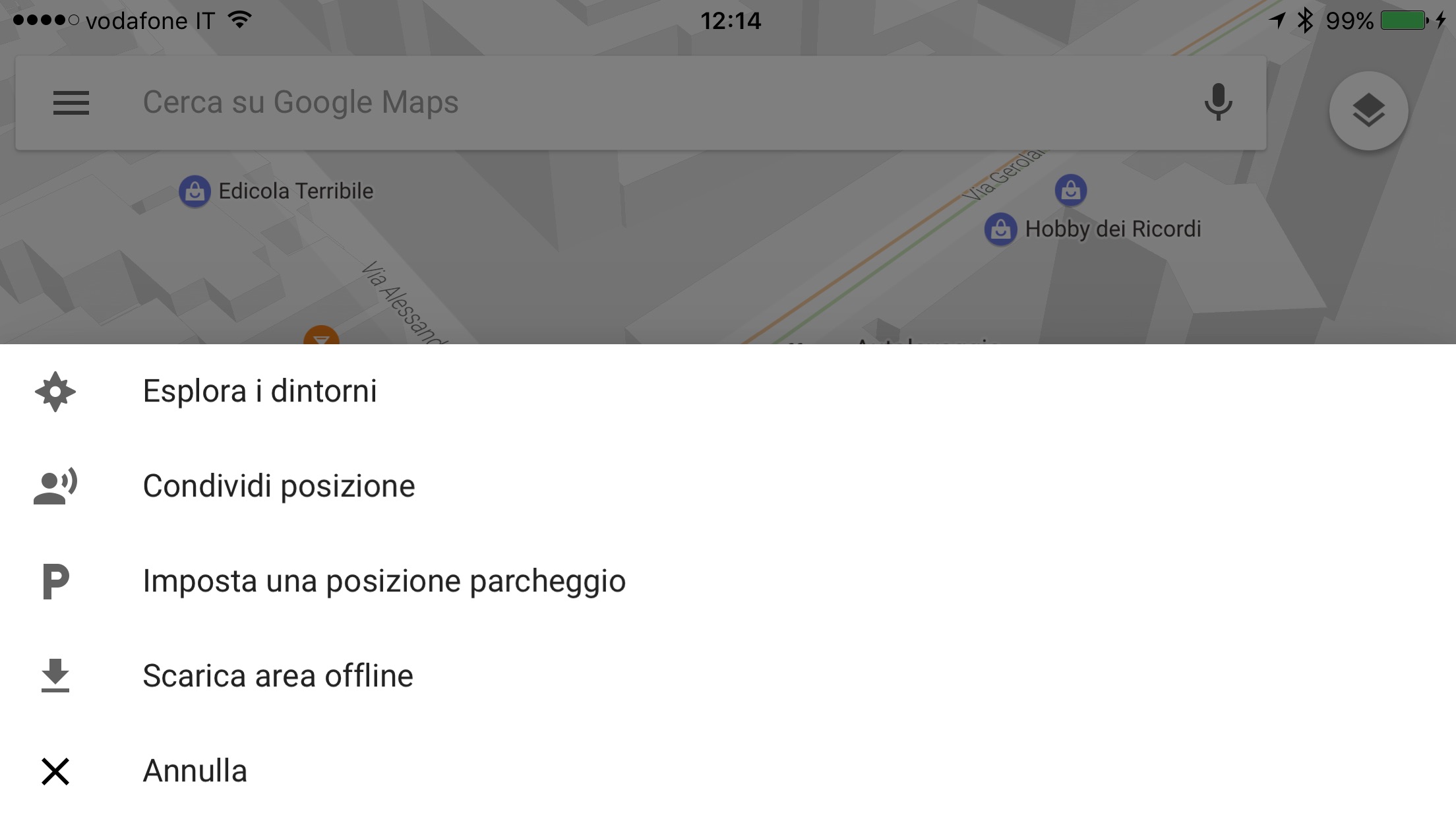 Google Maps ci ricorda dove abbiamo parcheggiato l’auto