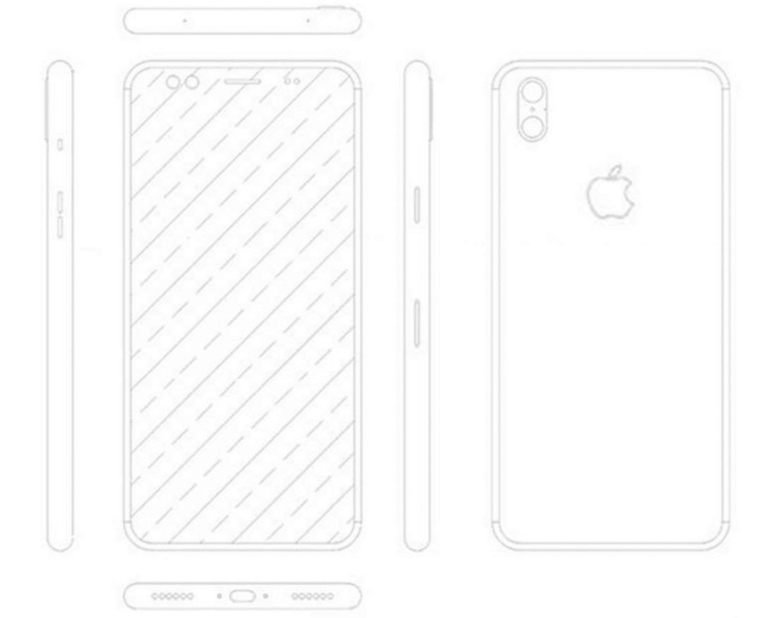 iPhone 8, gli schemi industriali svelano sensore 3D e niente pulsante Home