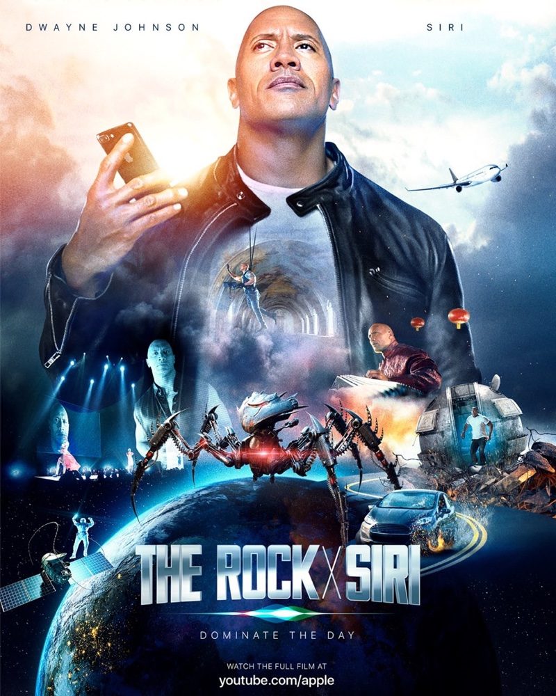 The Rock e Siri in un nuovo cortometraggio dedicato all'assistente virtuale