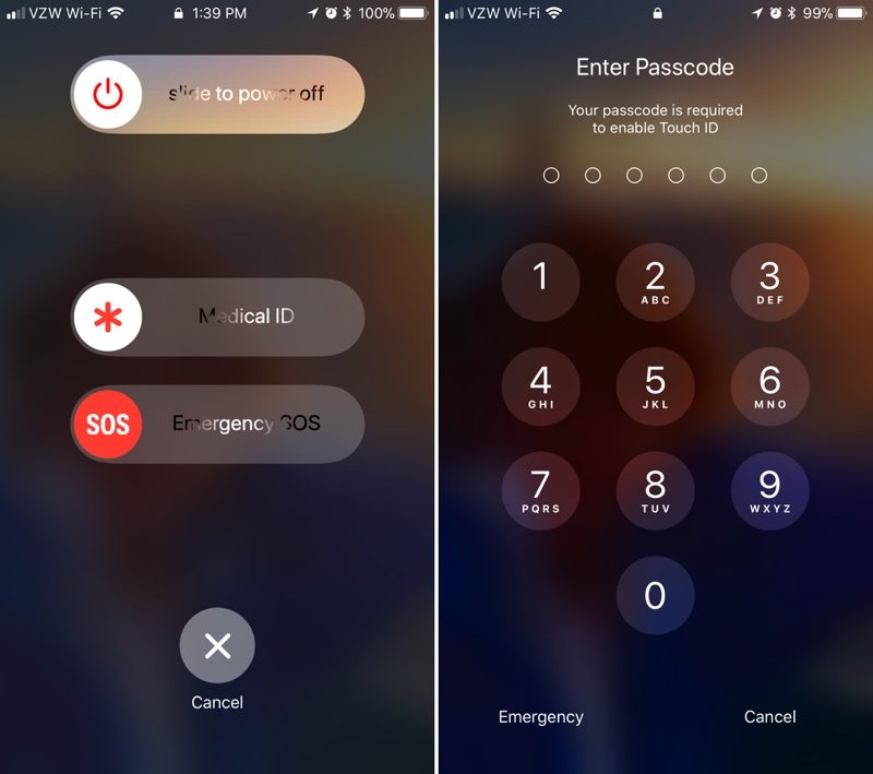 iOS 11 anti-polizia: c'è il trucco per disabilitare il Touch ID