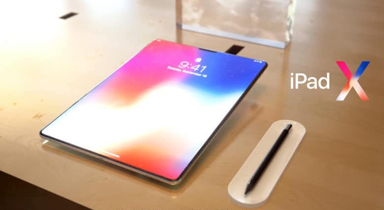 iPad X, ecco che aspetto avrebbe un tablet tutto schermo