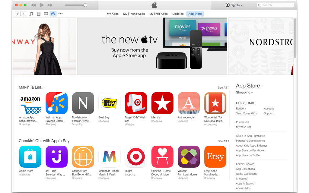 iTunes, riattivare l'App Store in iTunes