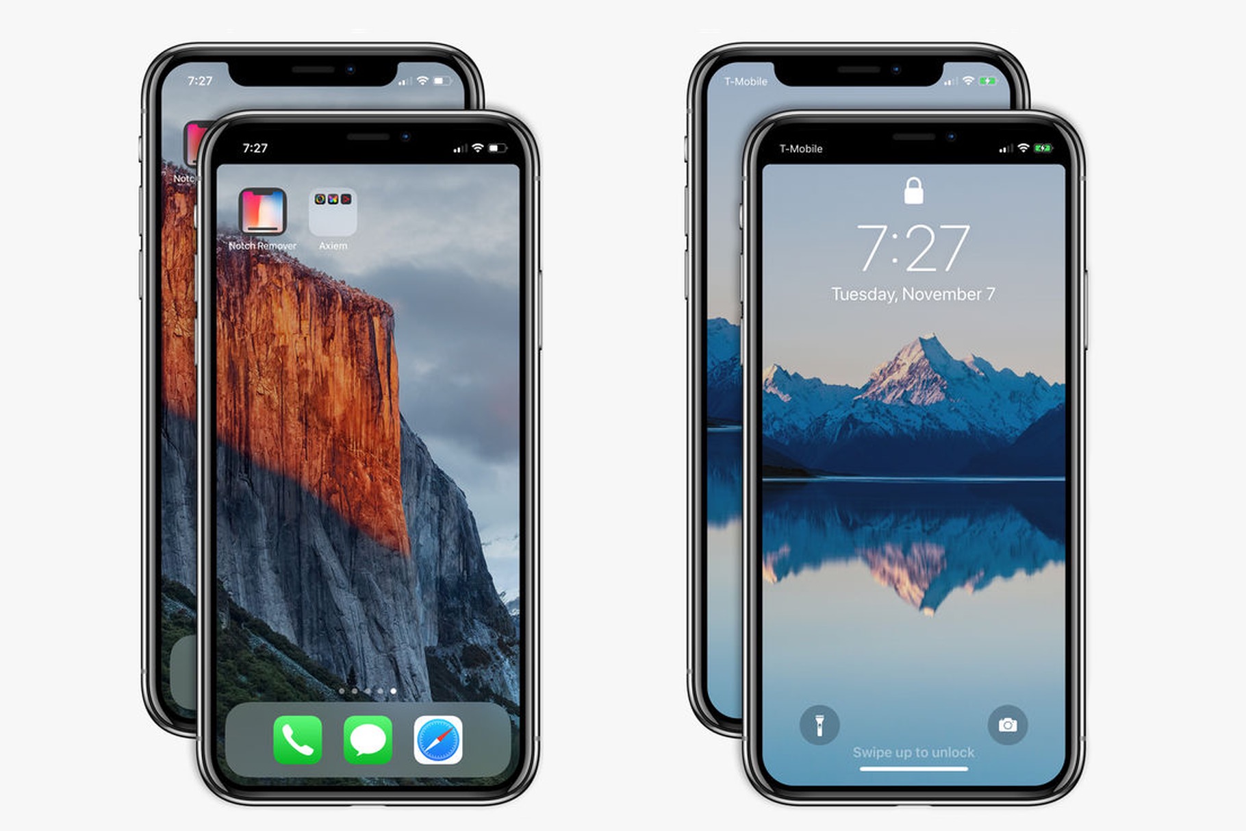 iPhone X: nascondere le 