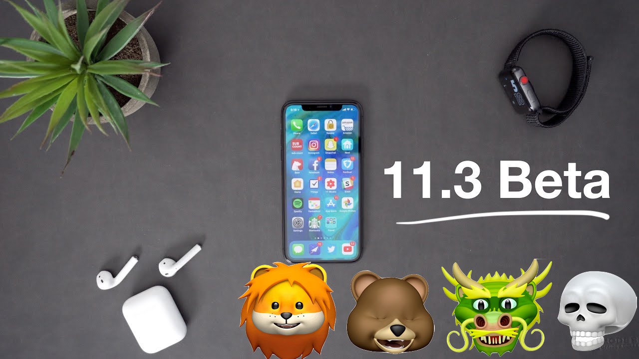 iOS 11.3: nuovi Animoji, Opzioni Batteria e data di lancio