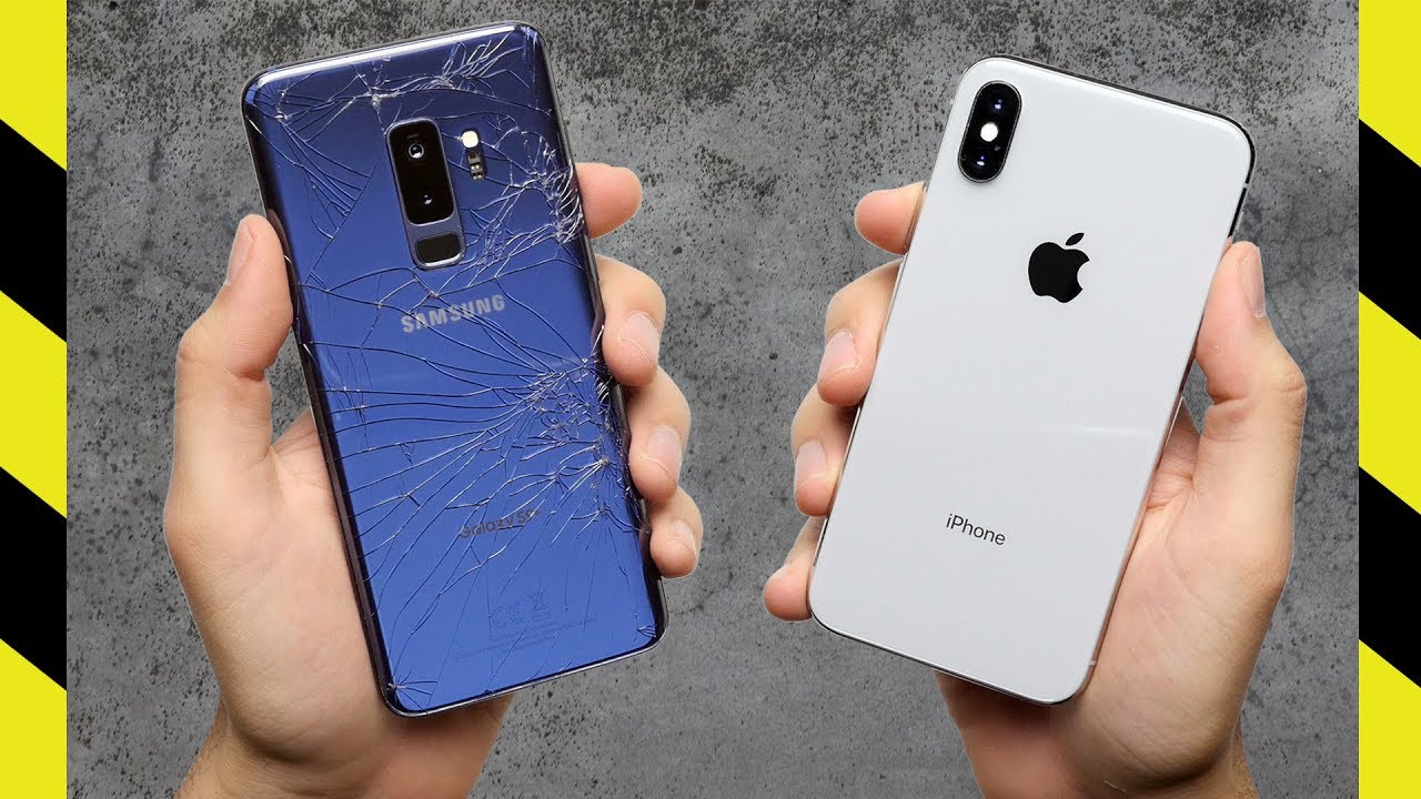 Galaxy S9 VS. iPhone X: ecco chi vince nei test di durabilità