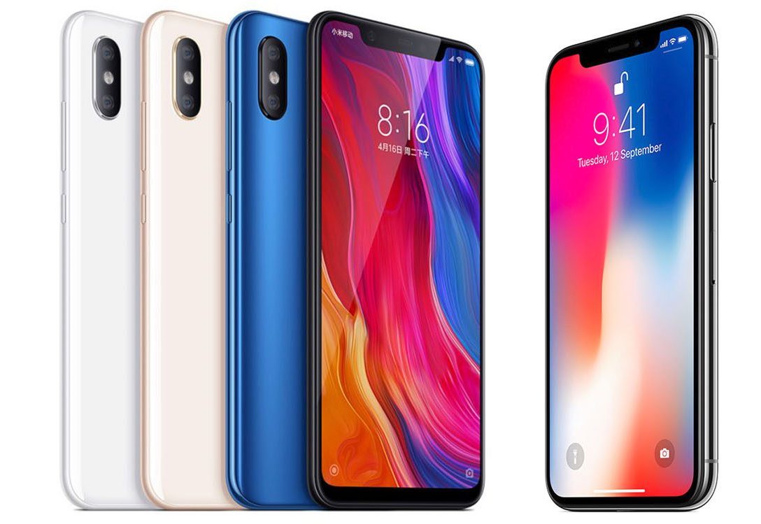 Xiaomi Mi 8, il clone di iPhone X col Touch ID nel display