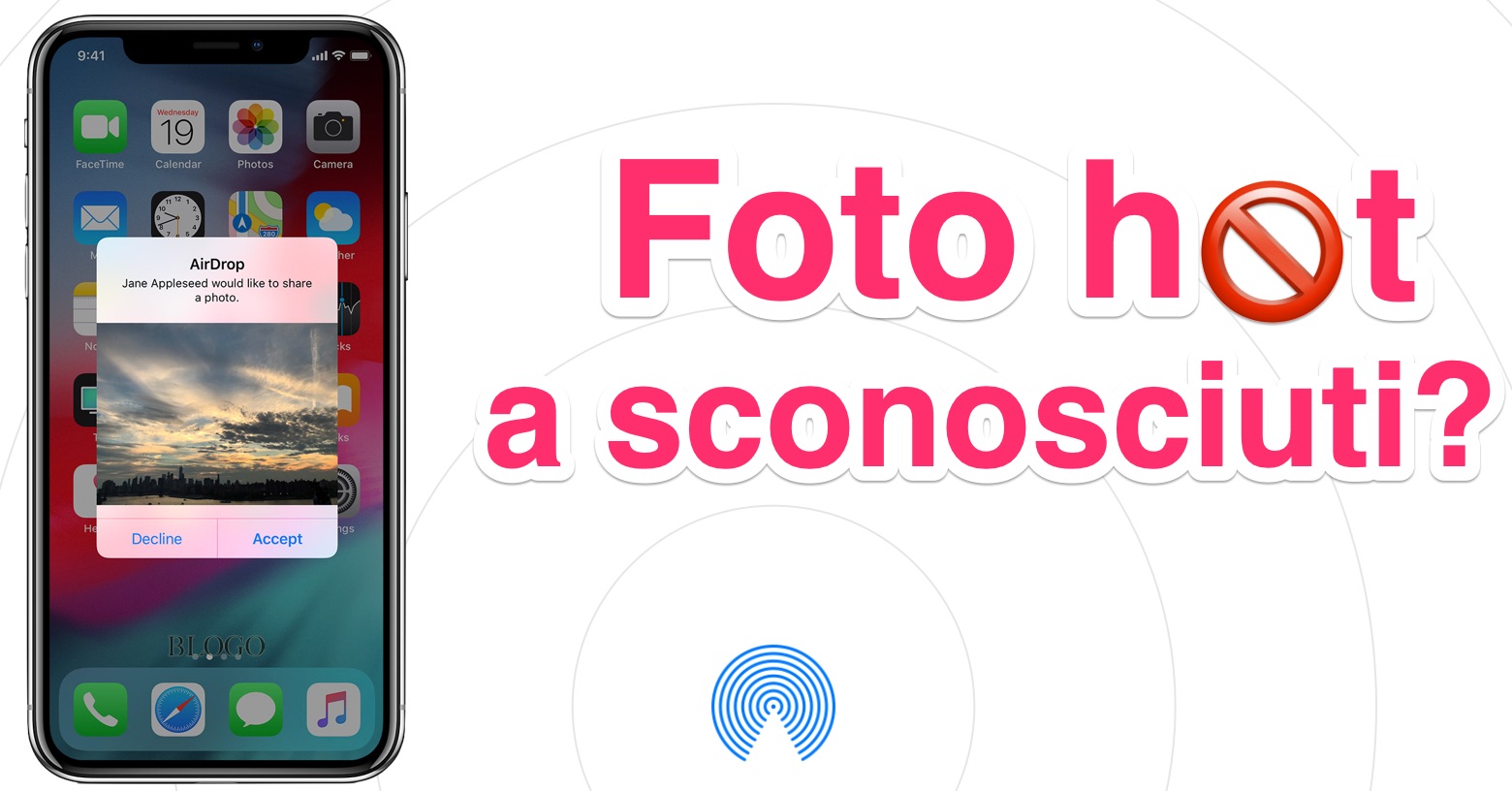 Inviare foto osé via AirDrop agli sconosciuti potrebbe diventare reato