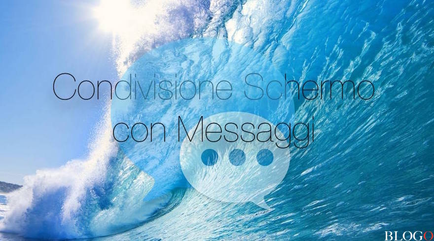 Condividere lo schermo con l’app Messaggi su Mac