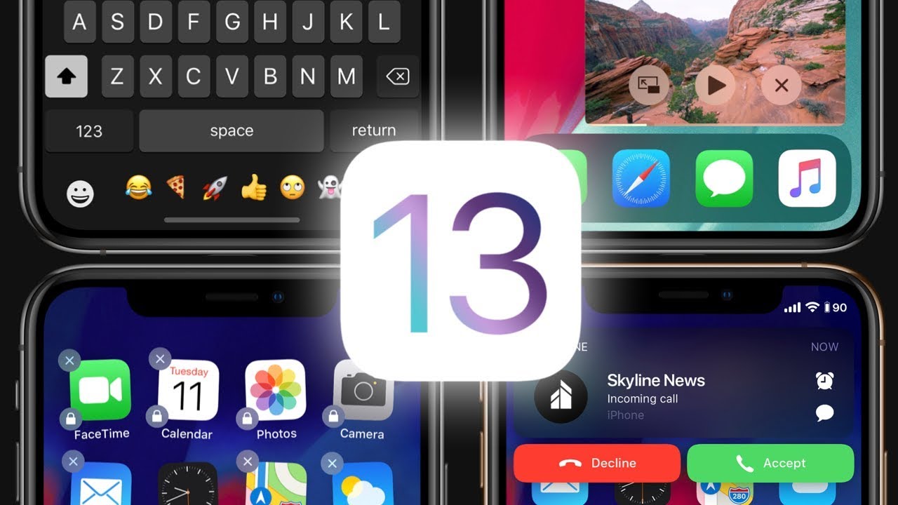 iOS 13, un concept mostra Display Always On e Dark Mode