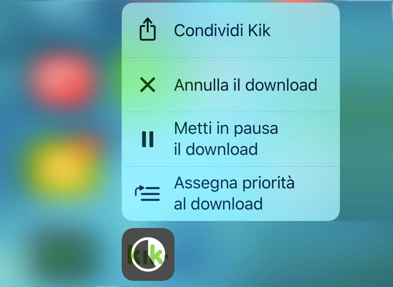 Mettere in pausa il download delle app su iPhone