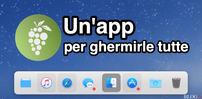 Lanciare gruppi di app nel Dock con un solo clic