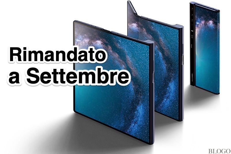 Huawei, rimandato a settembre il Mate X pieghevole