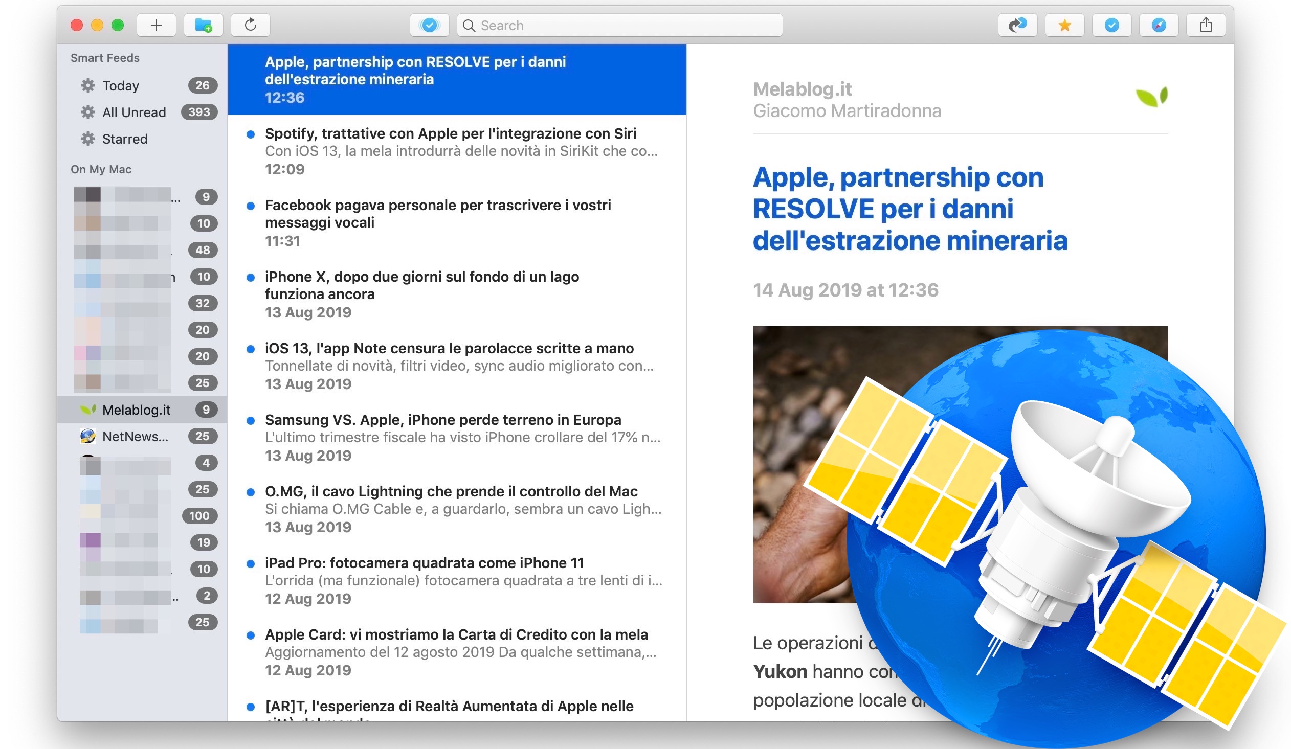 Accedere ai Feed RSS su Mac con NetNewsWire (app gratuita)