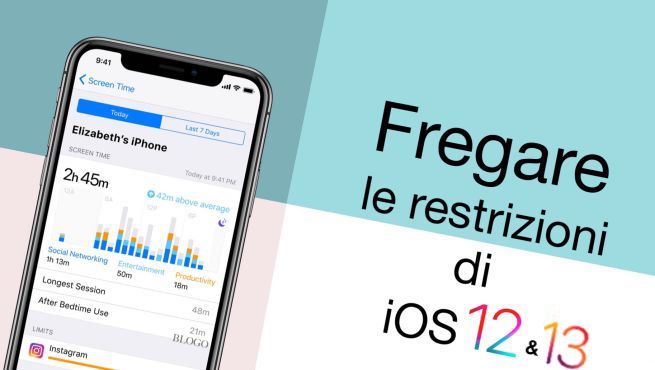 Tempo di utilizzo: iOS limita le app e i ragazzi scoprono come eluderlo