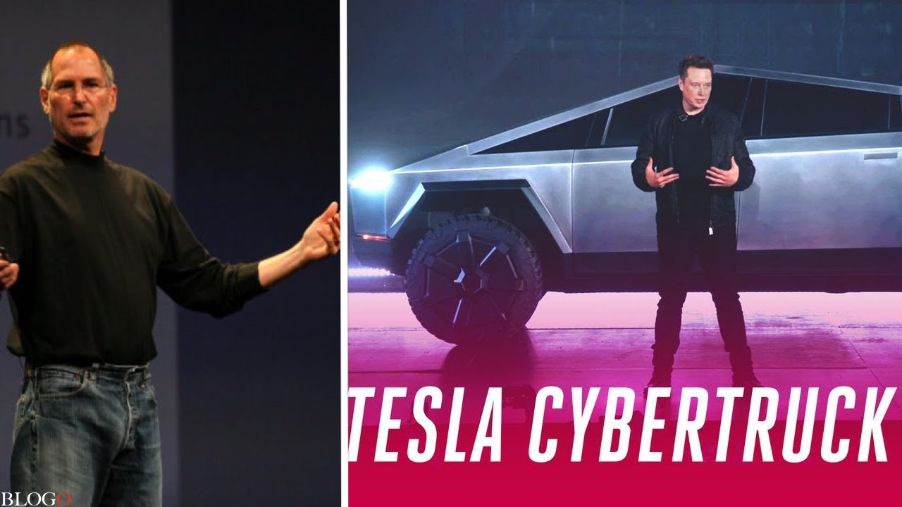 Elon Musk si ispira a Steve Jobs al lancio del Tesla Cybertruck