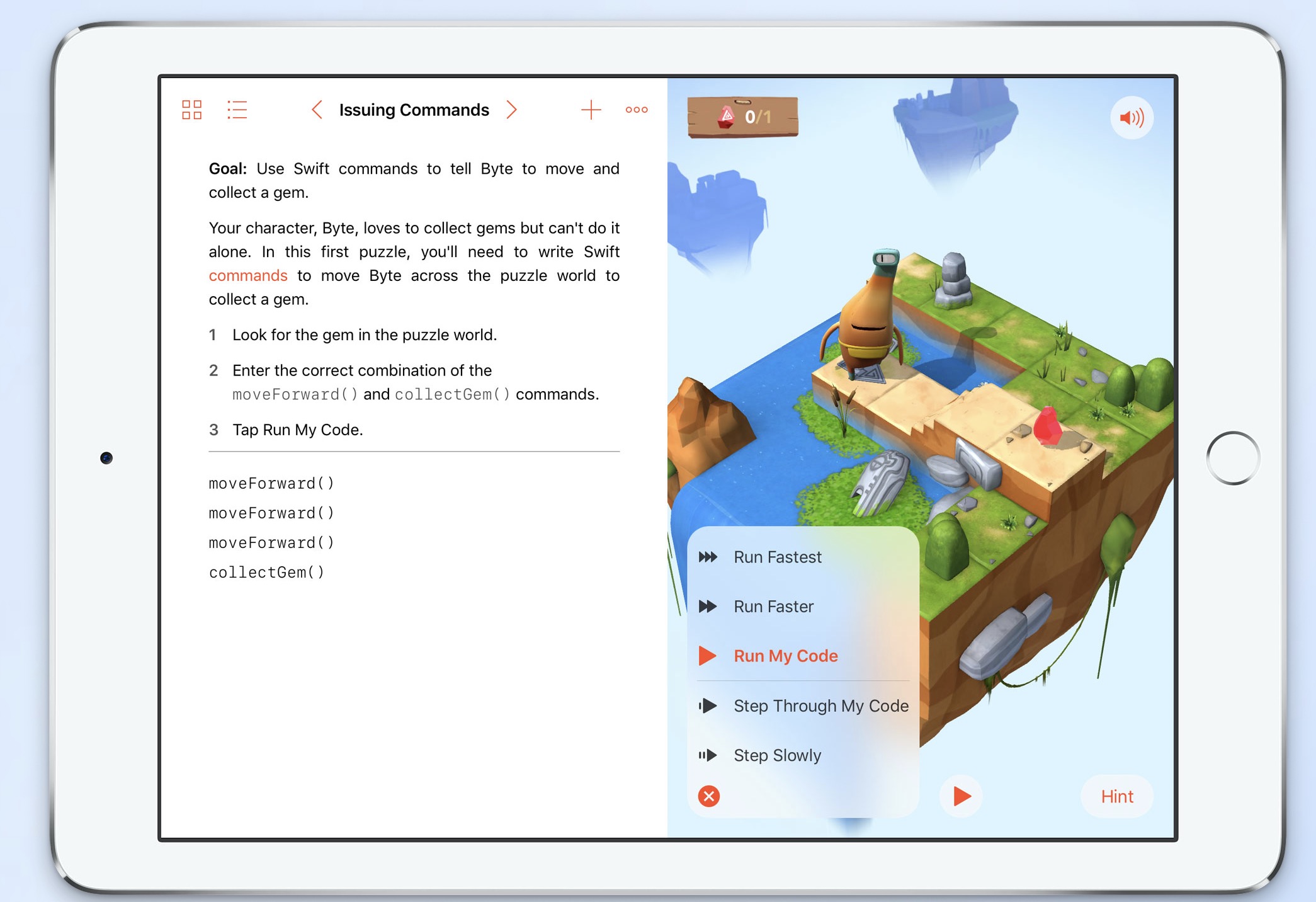 Swift Playgrounds, l'app per imparare a programmare