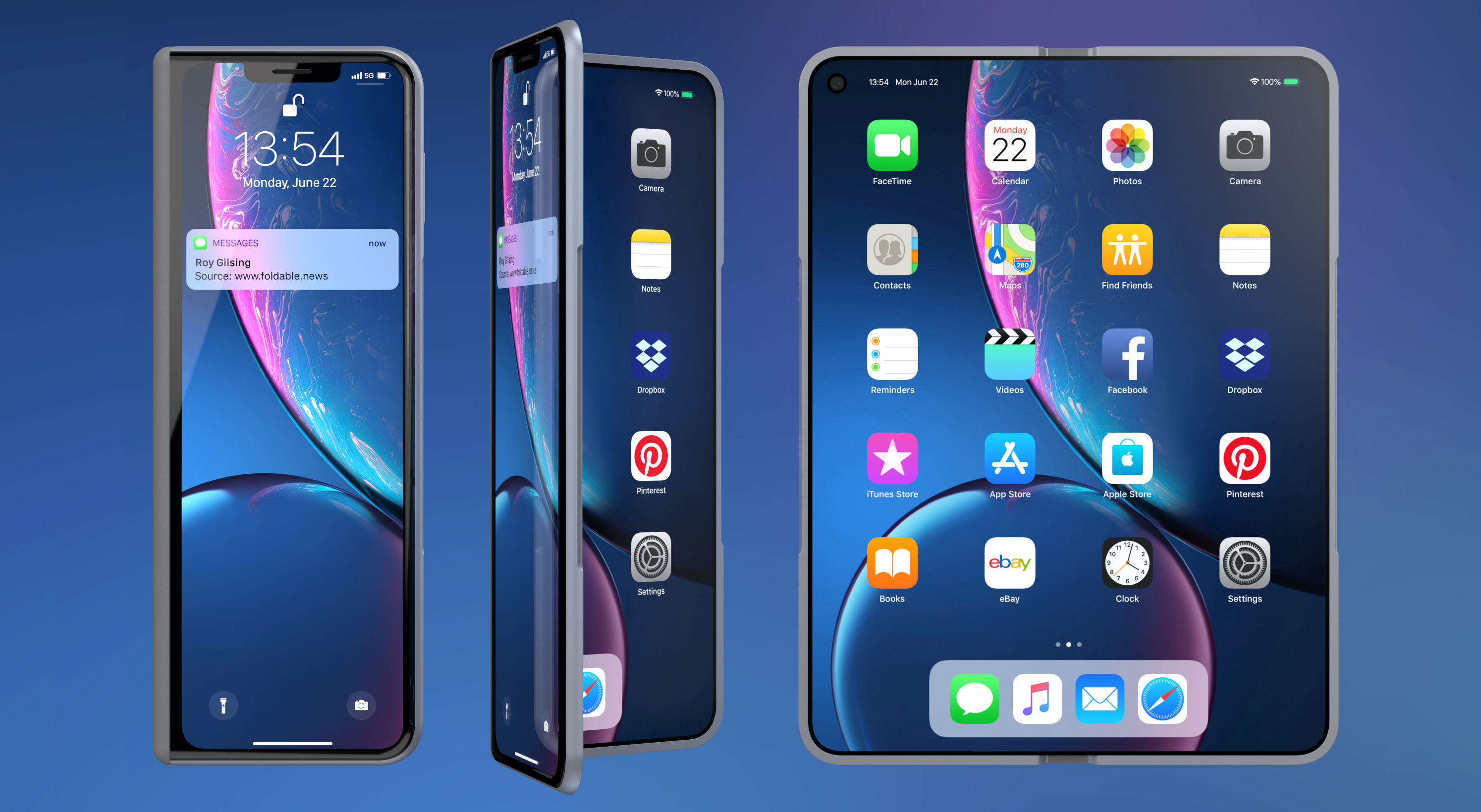 iPhone pieghevole: Display 8″ e lancio rimandato al 2024