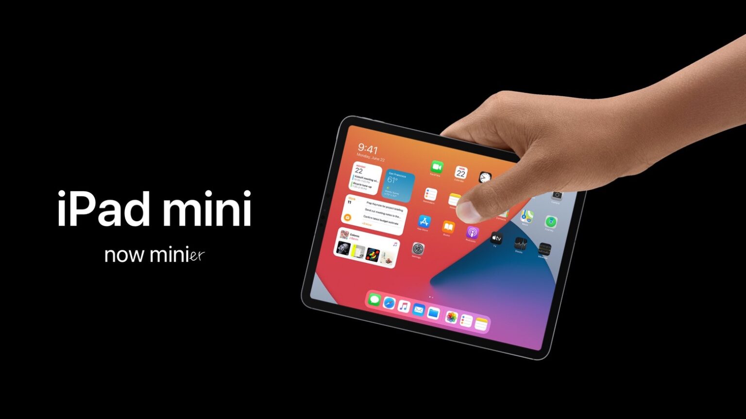 iPad mini 6: bordi più sottili, chip A15 e niente pulsante Home