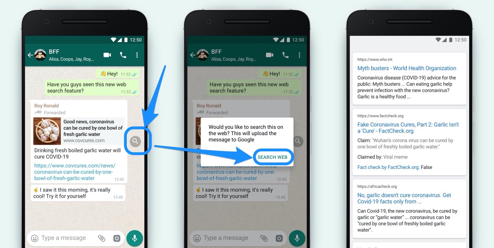 WhatsApp, verificare fakenews e bufale su iPhone