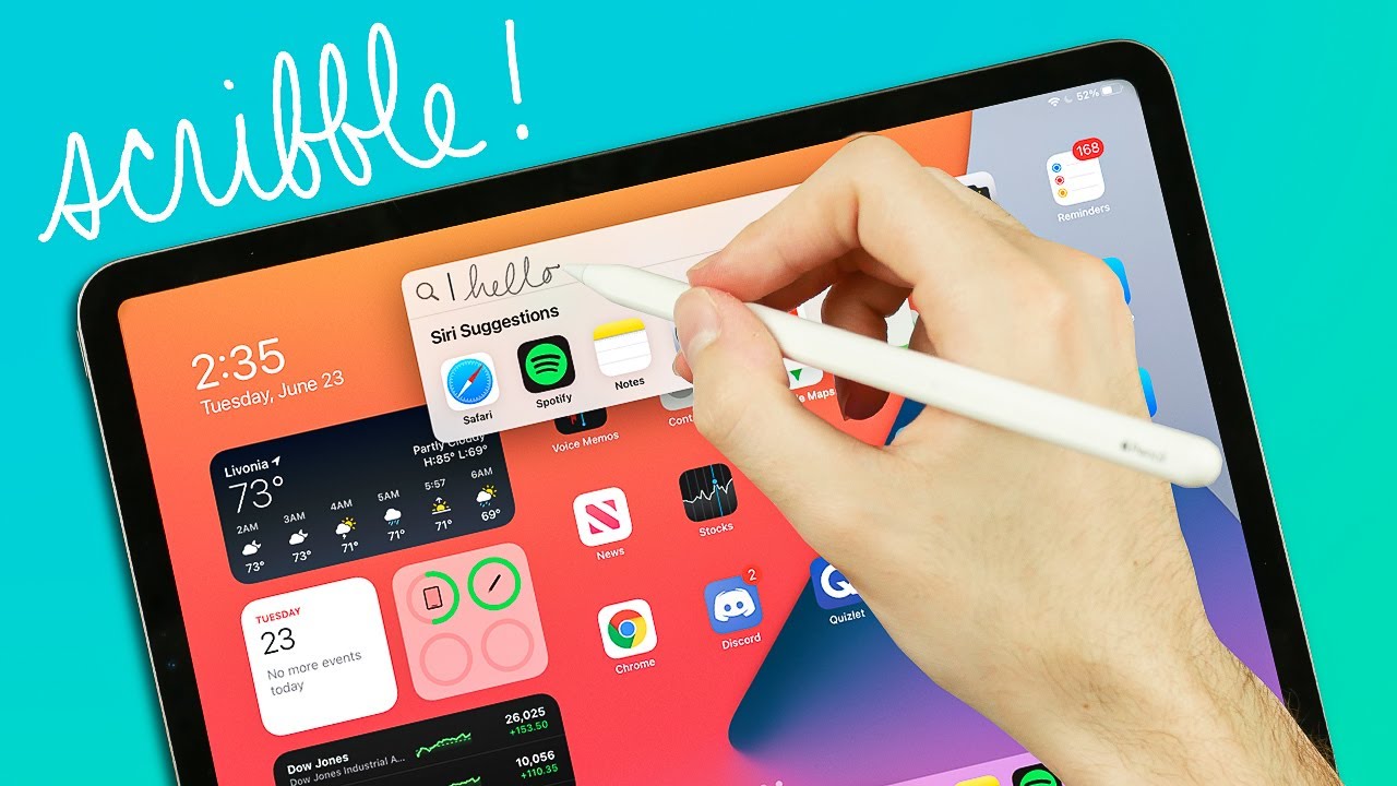 iWork per iOS: arriva Scribble, riconoscimento forme e altro