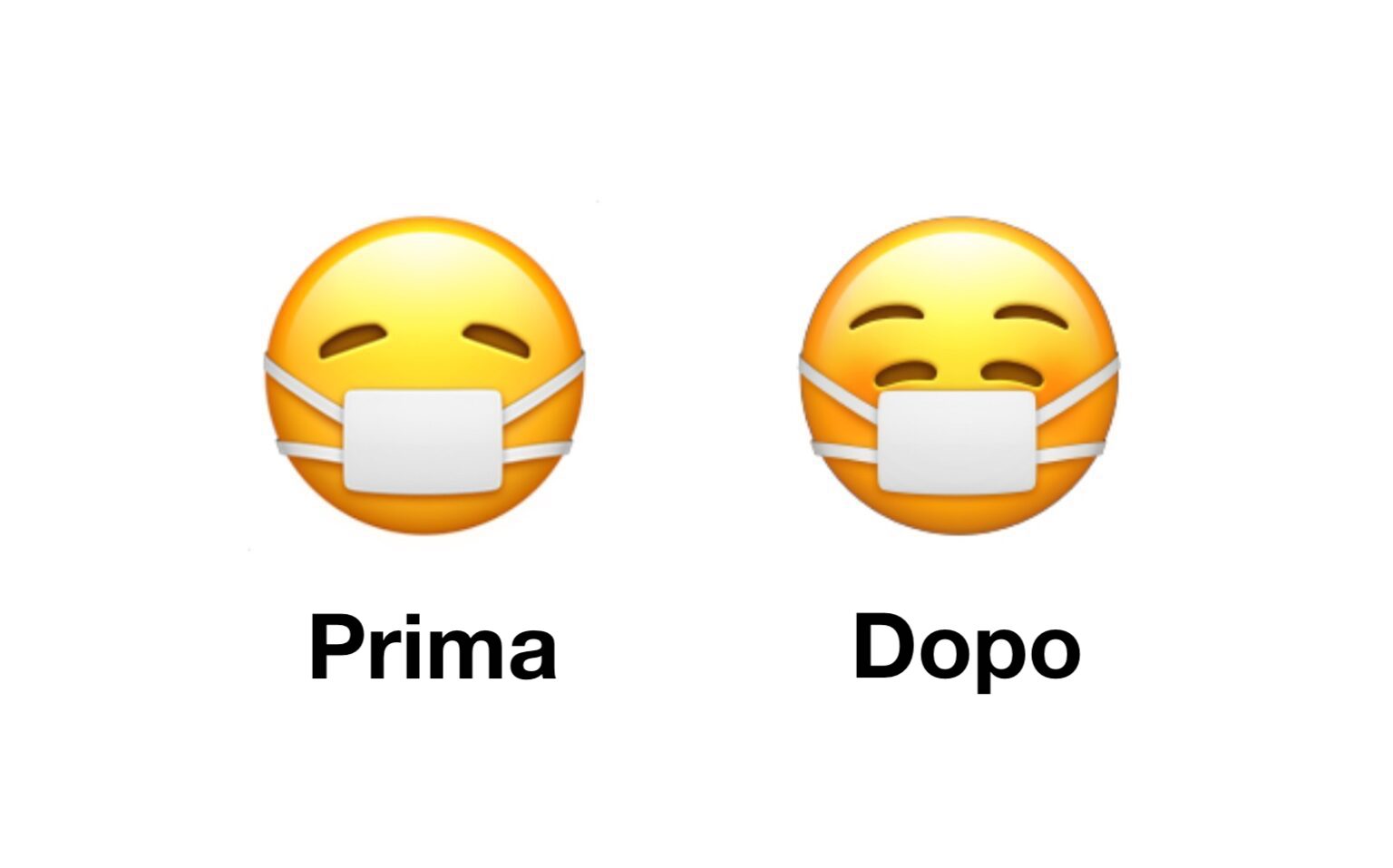 Apple mette il sorriso agli Emoji con mascherina