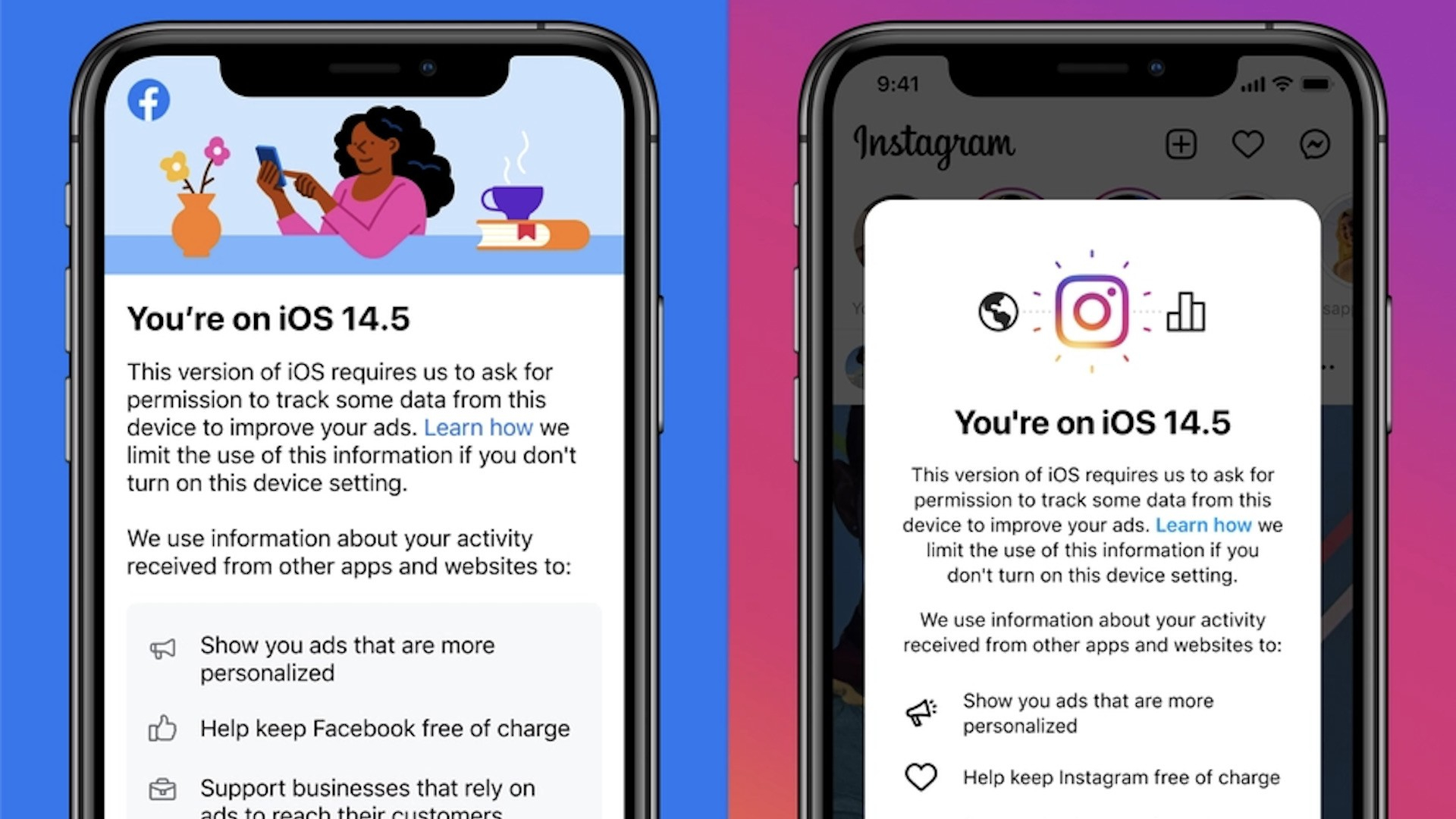 Facebook e Instagram a pagamento? Cosa cambia con iOS 14.5