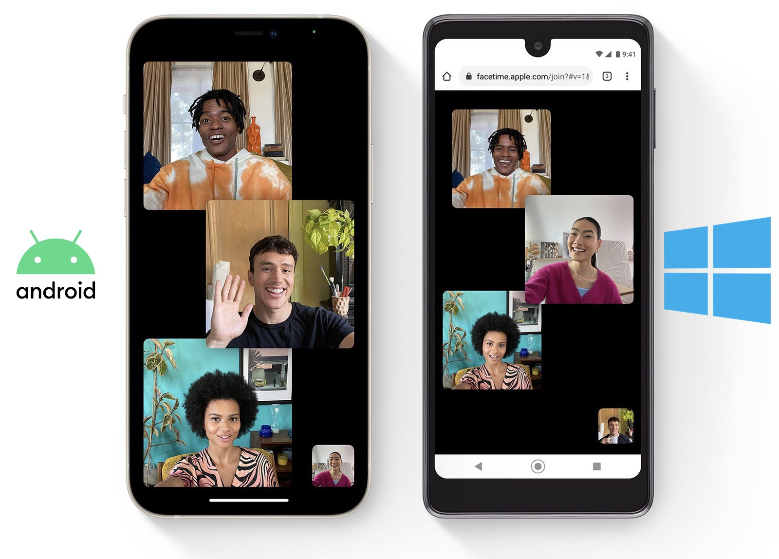 iOS 15: FaceTime anche su Android e Windows