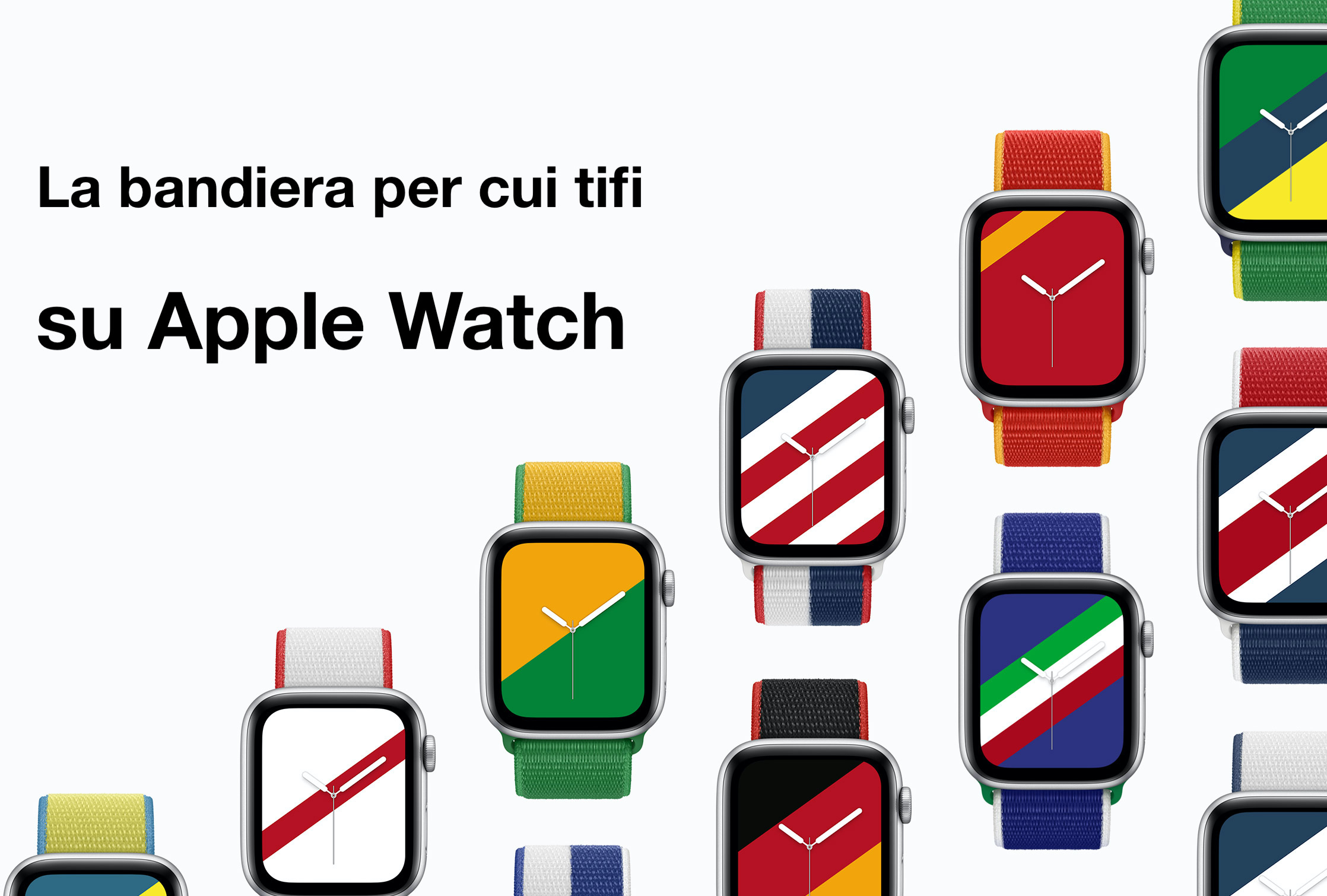 Apple Watch: Scaricare il quadrante Internazionale della bandiera preferita