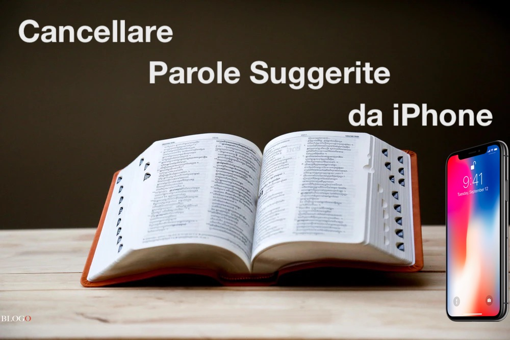 Cancellare parole suggerite su iPhone