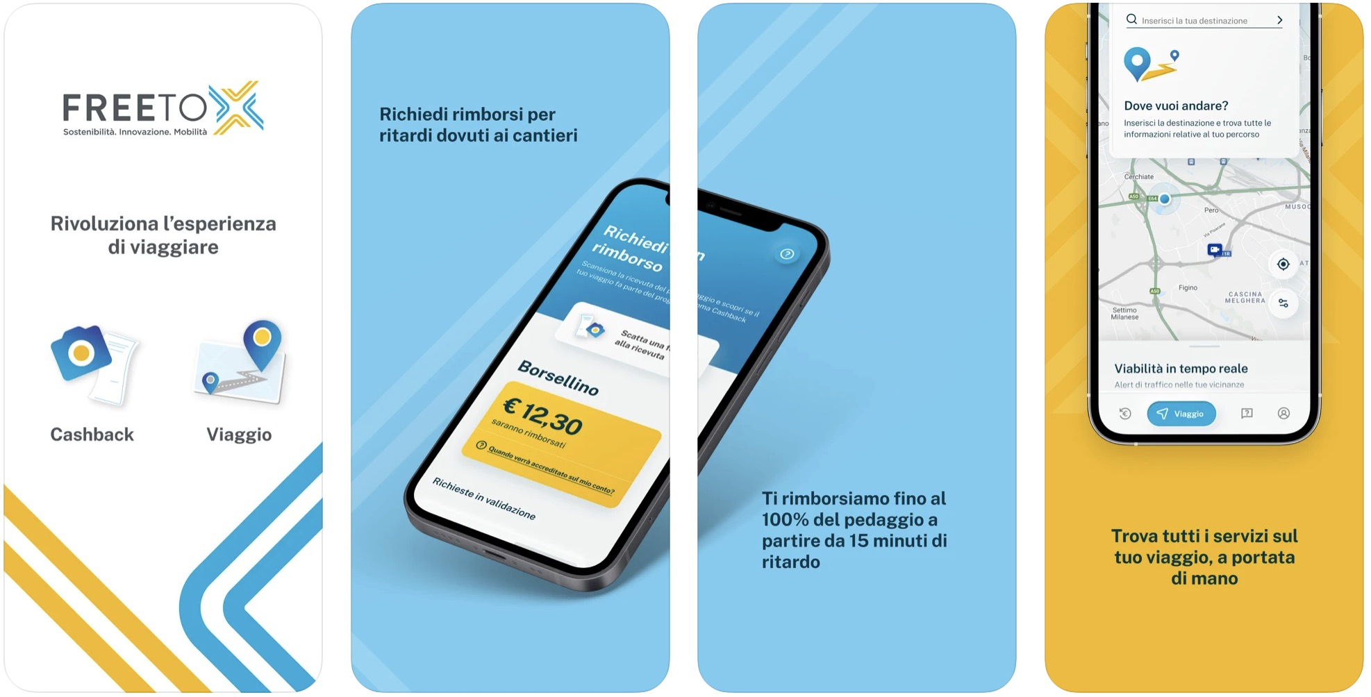 Cashback autostrade: come funziona l'app Free to X