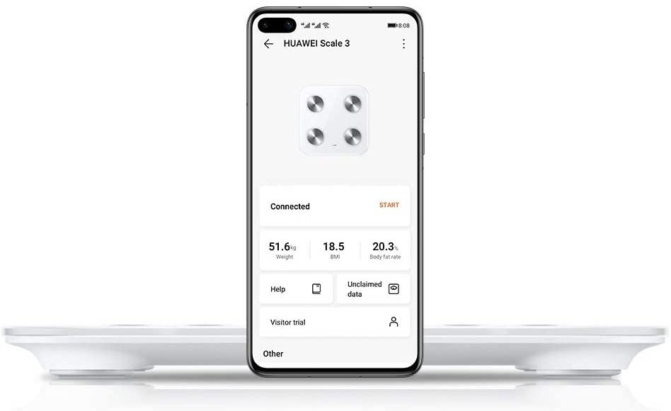 Bilancia Smart Huawei Scale 3, segui il peso da iPhone a soli 23,99€