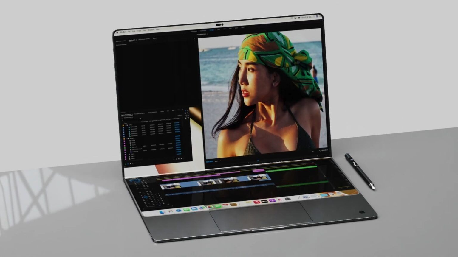 MacBook Folio, il concept di Mac pieghevole fa sognare