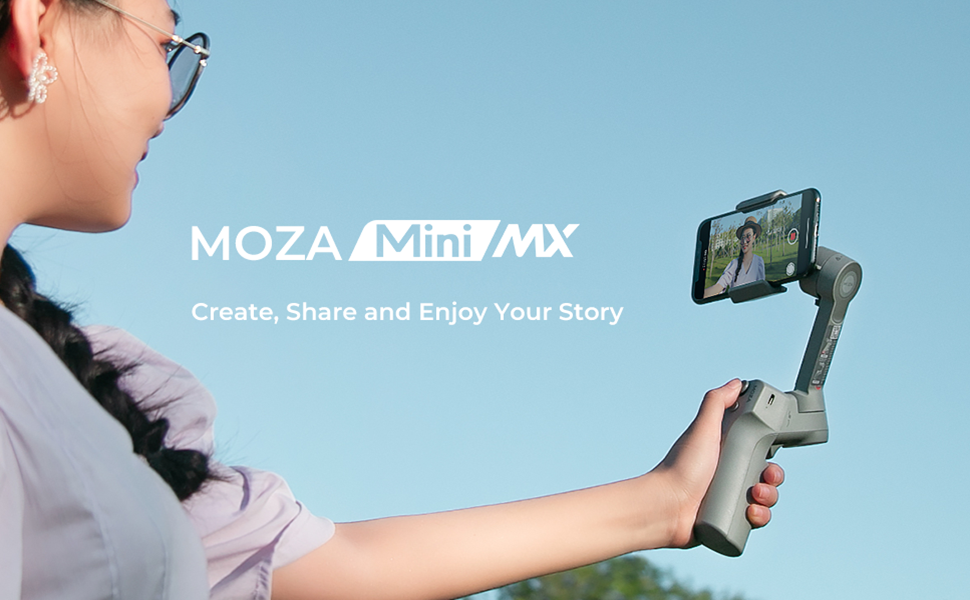 Moza Mini-MX Gimbal 3 assi per iPhone, super sconto esclusivo Prime