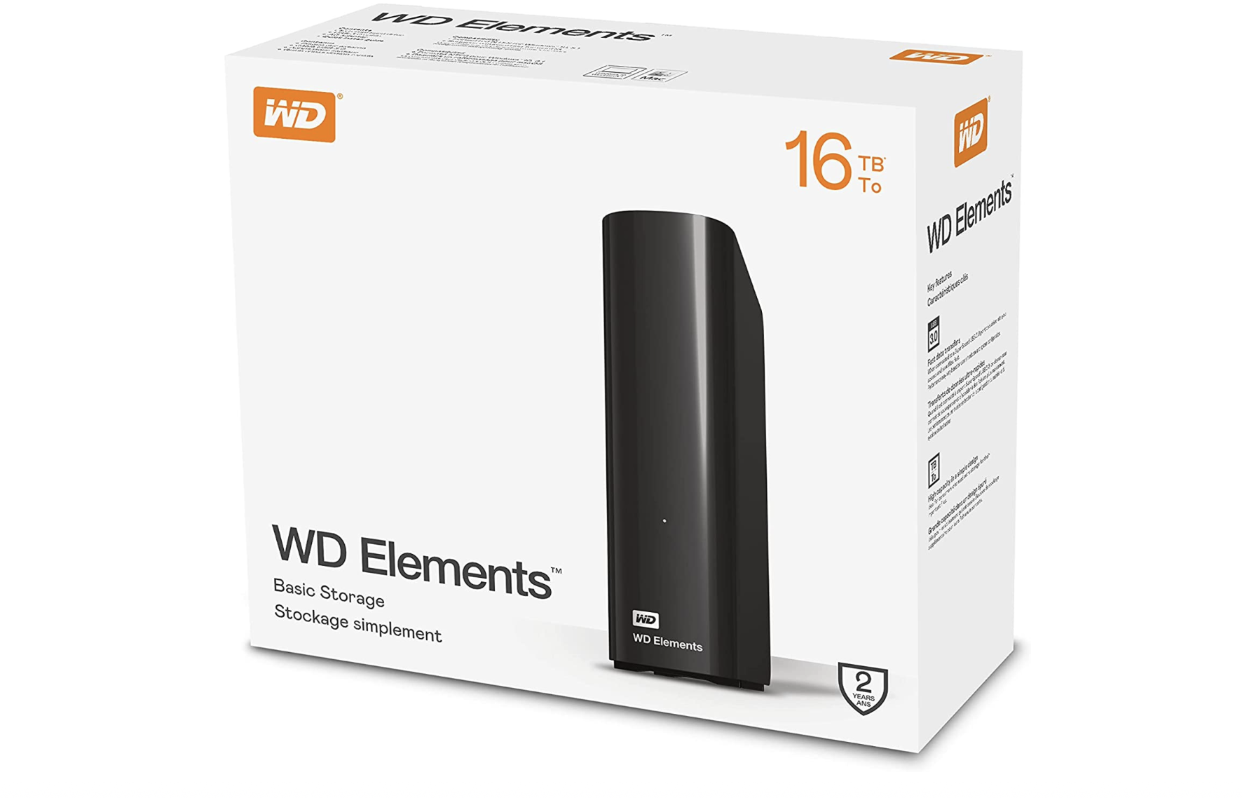 WD Elements da 16TB: minimo storico a 310€