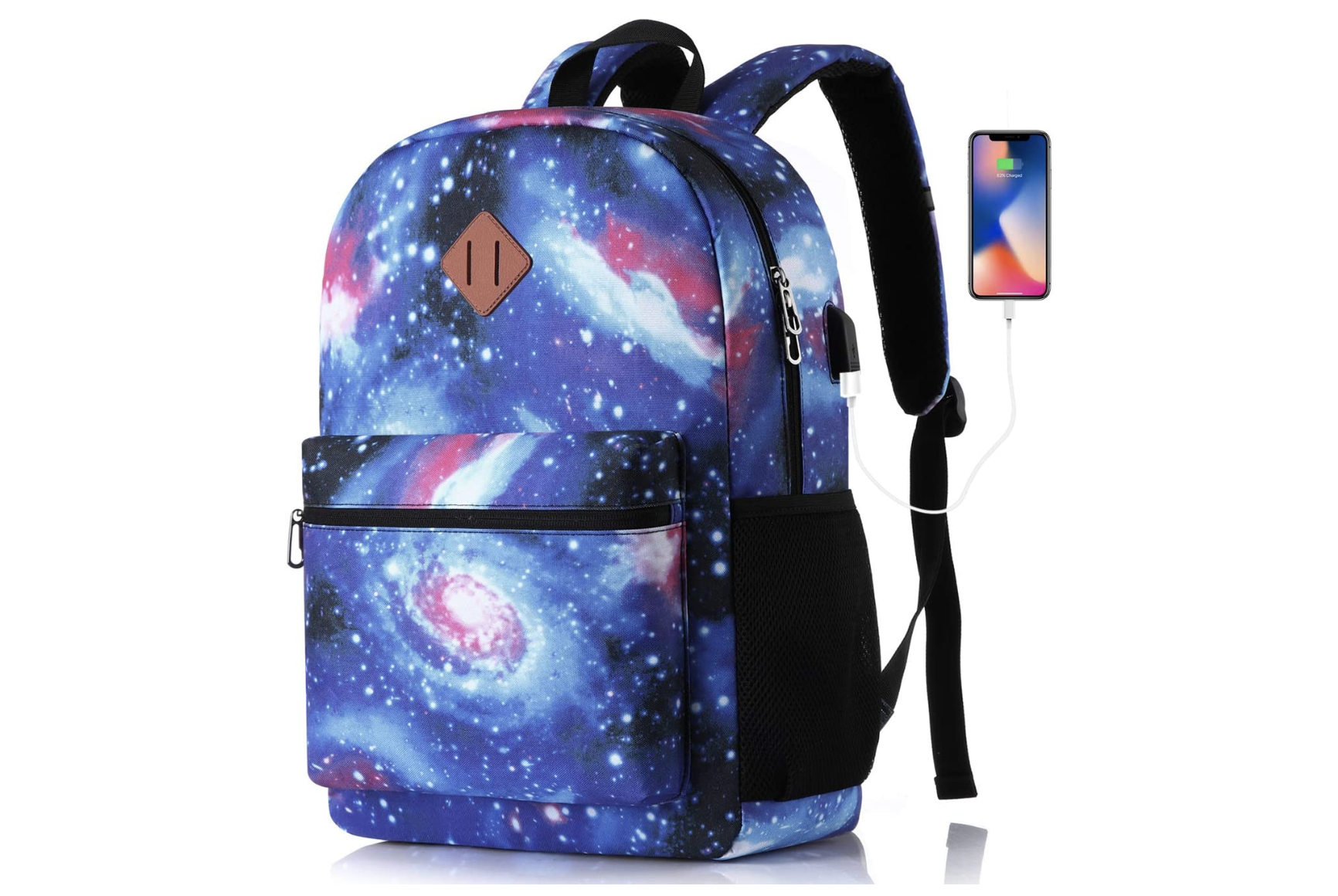 Zaino per scuola e laptop, robusto e con porta USB: solo 14,99€