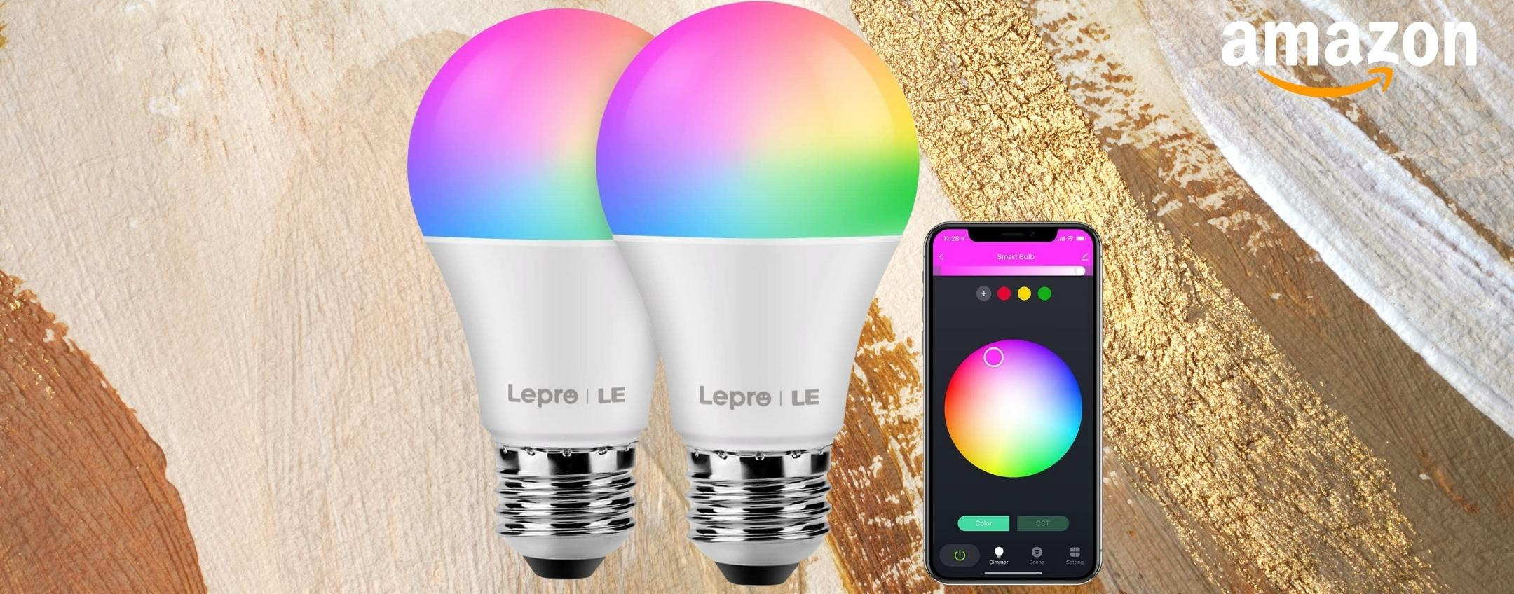 Lampadine smart: ti bastano queste 2 per trasformare casa