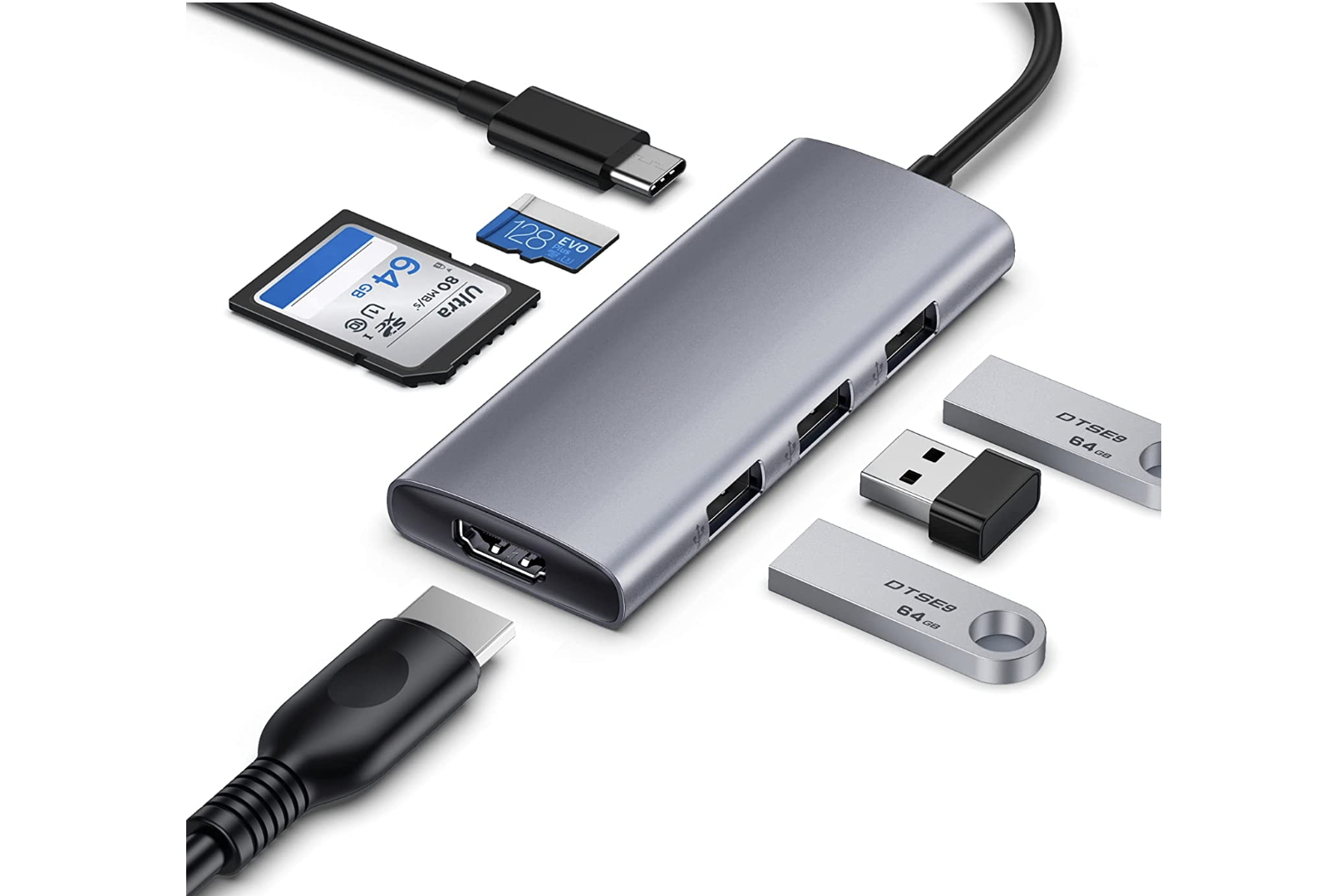 Hub USB-C 7 in 1: super prezzo a 22,49€ con Coupon