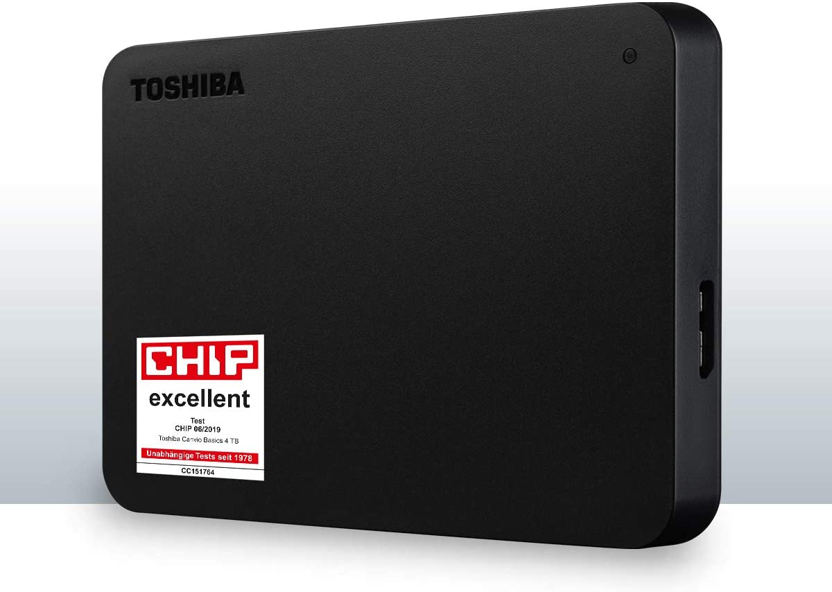 HD Esterno Toshiba 4TB Canvio Basics: solo 79€