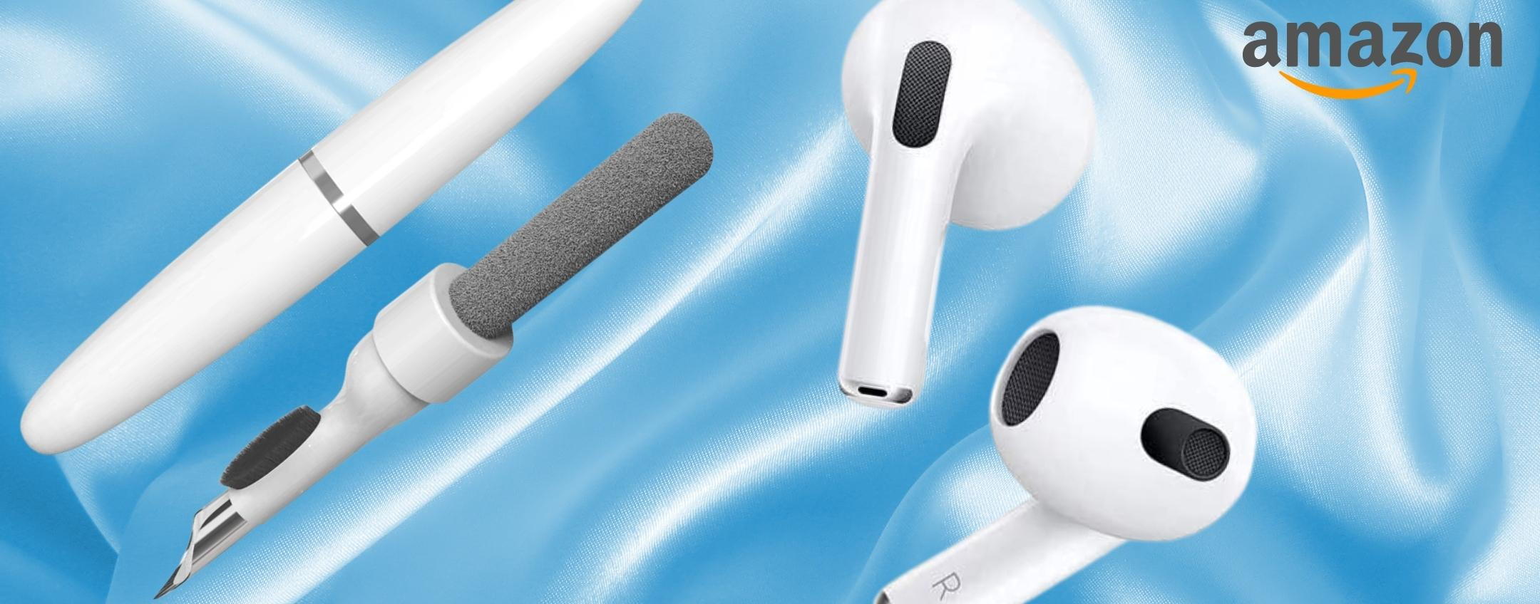 Niente più stuzzicadenti per gli AirPods: puliscili con 8€ senza INGANNO